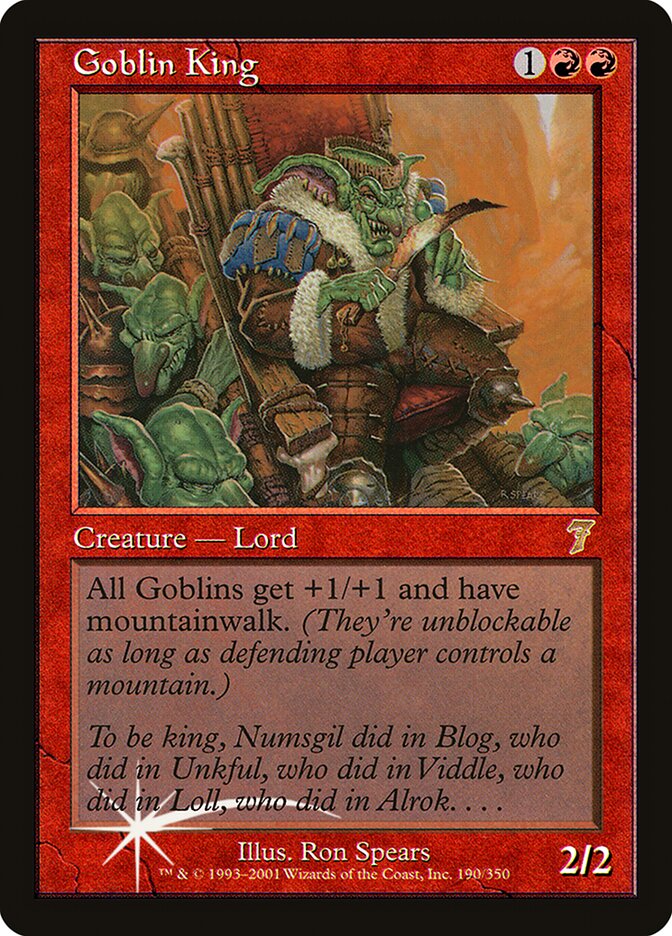 Goblin King, Seventh Edition · 190-star