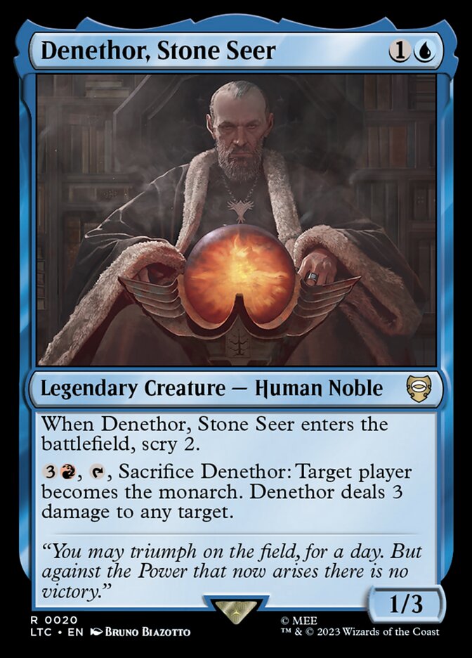 Denethor, Stone Seer, Tales of Middle-earth Commander · 0020