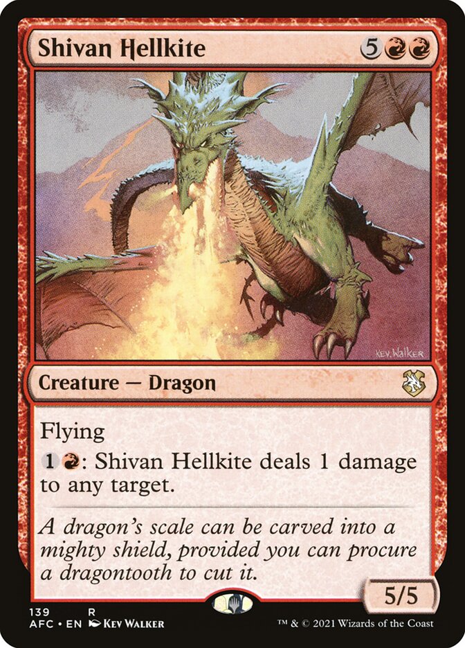 Shivan Hellkite, Forgotten Realms Commander · 139