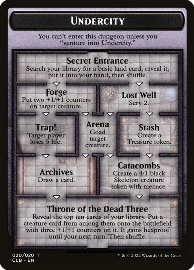 Undercity // The Initiative, Battle for Baldur's Gate Oversized Cards · 020