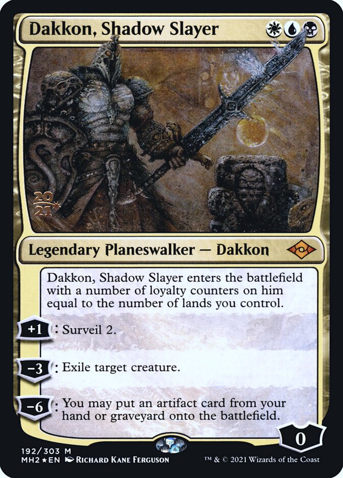 Dakkon, Shadow Slayer, Modern Horizons 2 Promos · 192/303