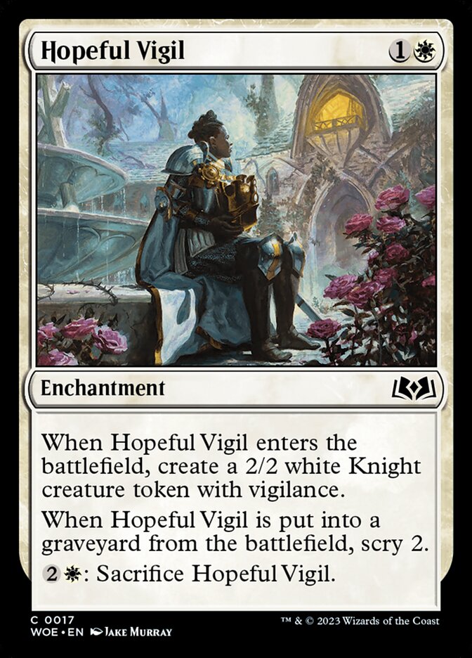 Hopeful Vigil, Wilds of Eldraine · 0017