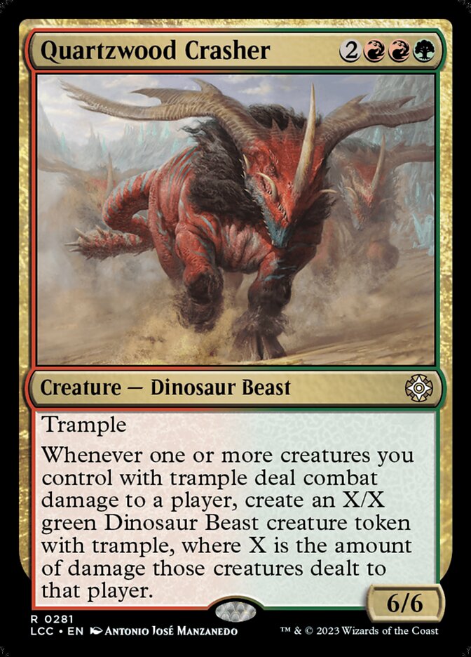 Quartzwood Crasher, The Lost Caverns of Ixalan Commander · 0281