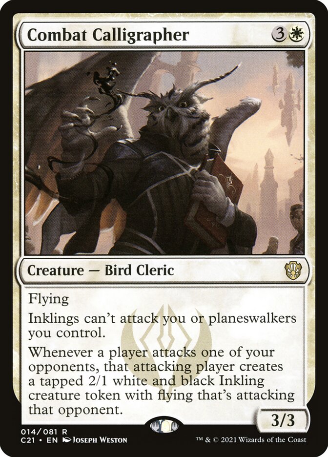 Combat Calligrapher, Commander 2021 · 014/081