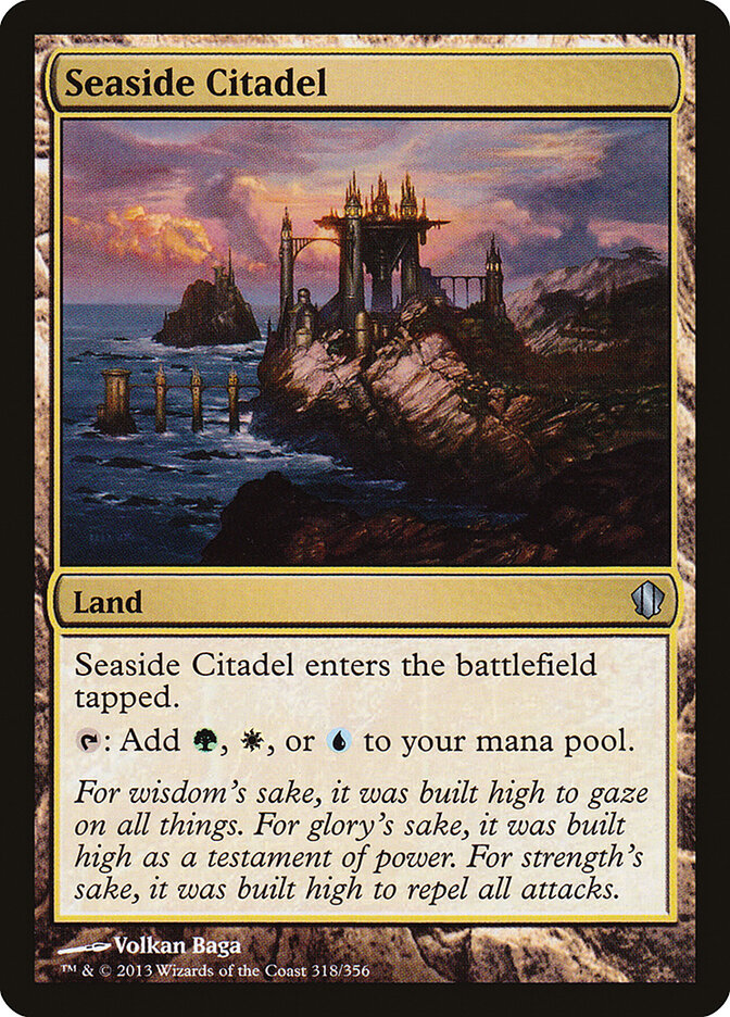 Seaside Citadel, Commander 2013 · 318/356