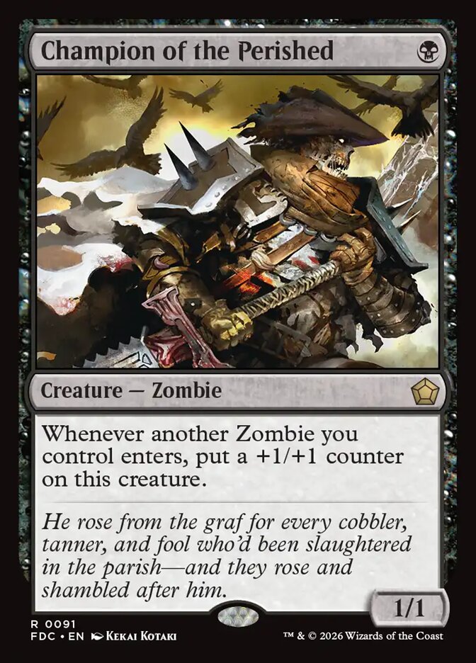 Champion of the Perished, Foundations Commander · 0091