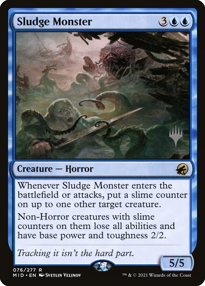 Sludge Monster, Innistrad: Midnight Hunt Promos · 076/277