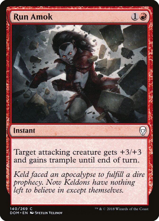 Run Amok, Dominaria · 140/269