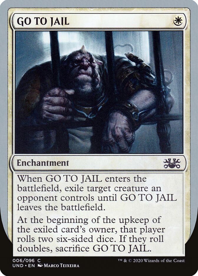 GO TO JAIL, Unsanctioned · 006/096