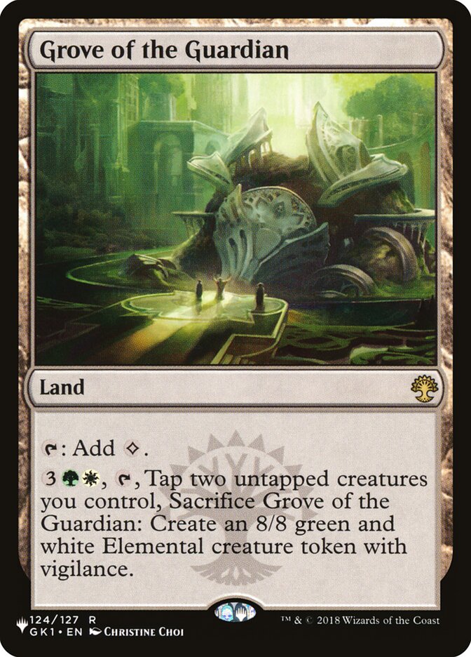 Grove of the Guardian, The List · gk1-124