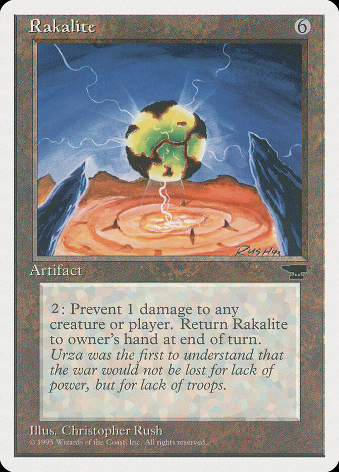 Rakalite, Chronicles · 105