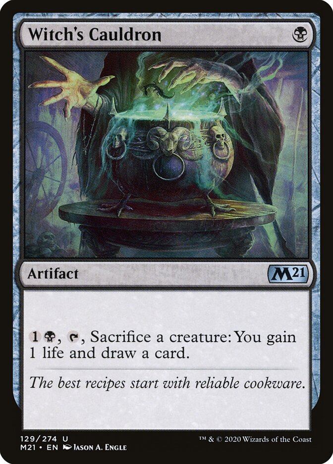 Witch's Cauldron, Core Set 2021 · 129/274