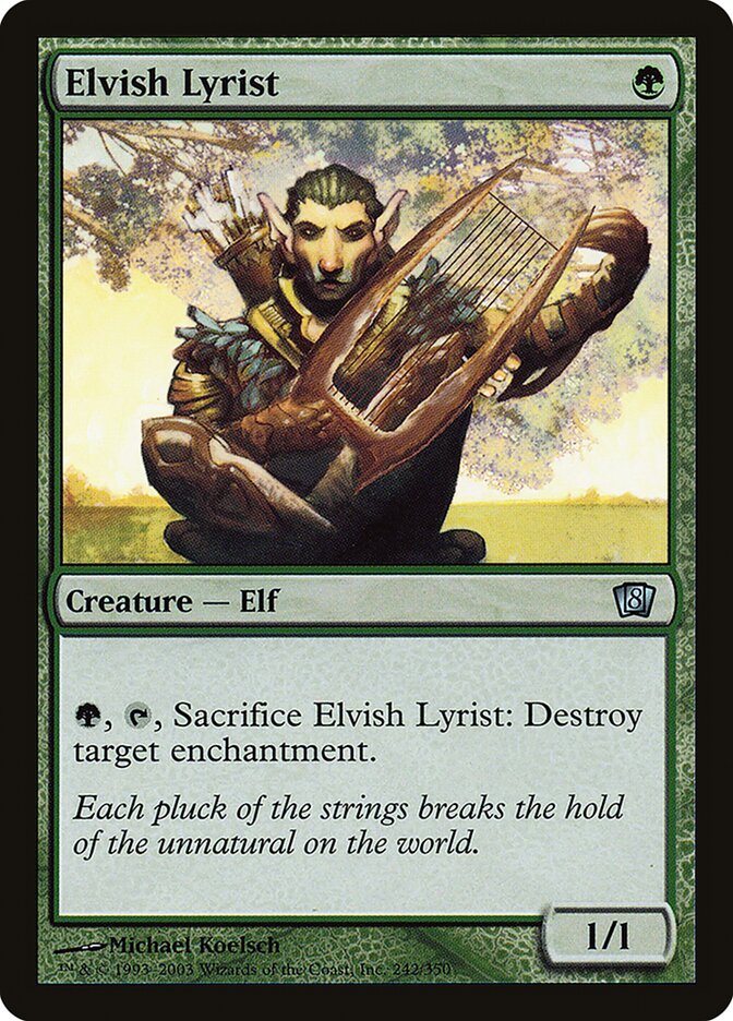 Elvish Lyrist, Eighth Edition · 242-star
