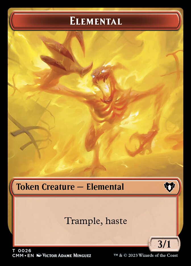 Elemental, Commander Masters Tokens · 0026