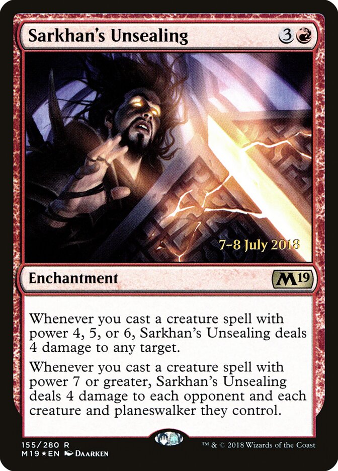 Sarkhan's Unsealing, Core Set 2019 Promos · 155/280
