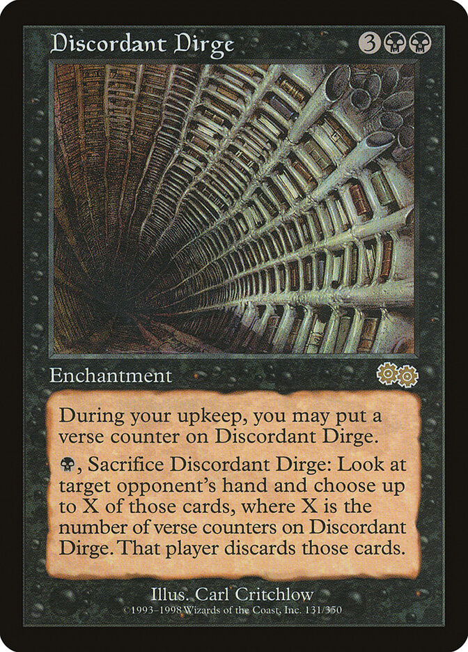 Discordant Dirge, Urza's Saga · 131/350