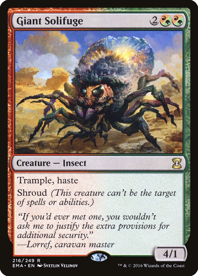 Giant Solifuge, Eternal Masters · 216/249