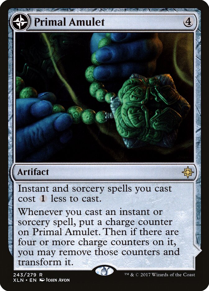Primal Amulet // Primal Wellspring, Ixalan · 243/279