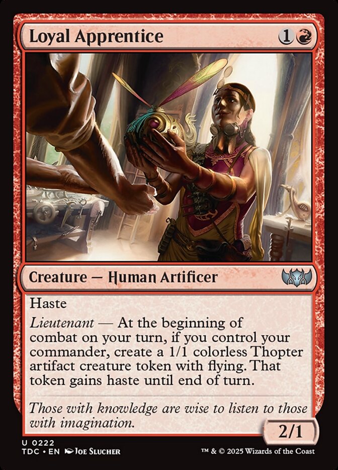 Loyal Apprentice, Tarkir: Dragonstorm Commander · 0222