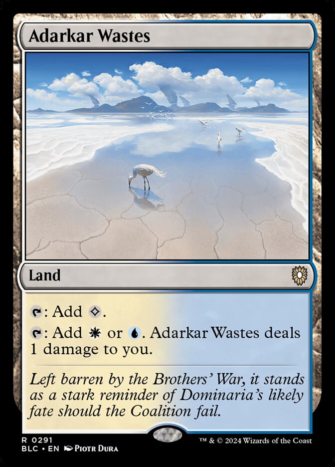 Adarkar Wastes, Bloomburrow Commander · 0291