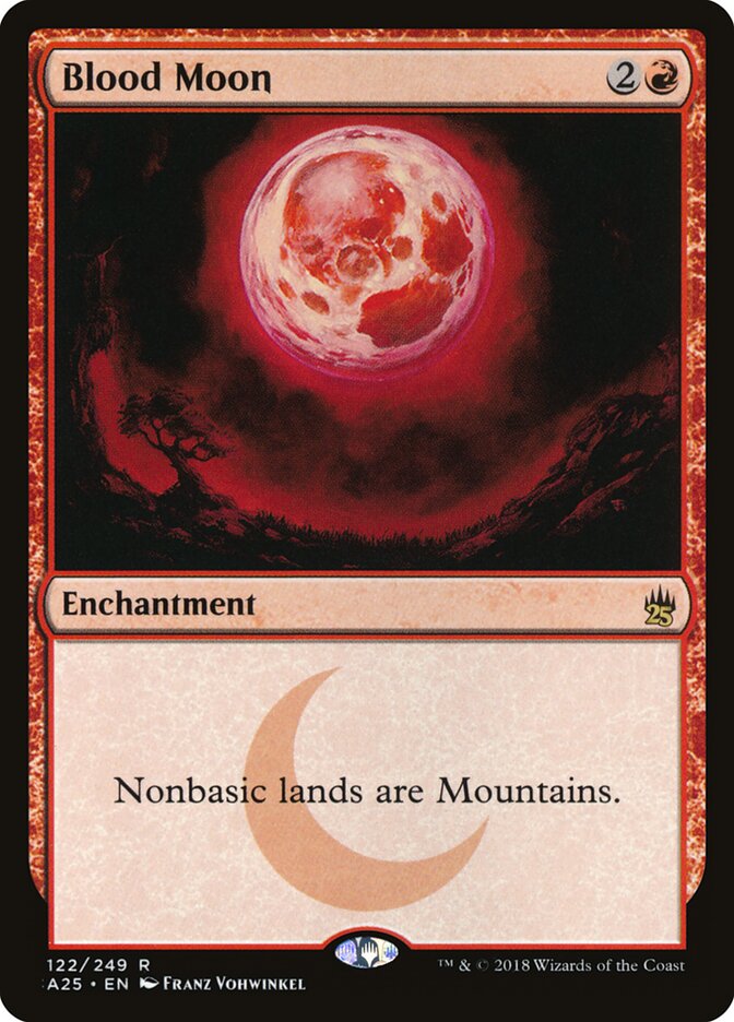 Blood Moon, Masters 25 · 122/249