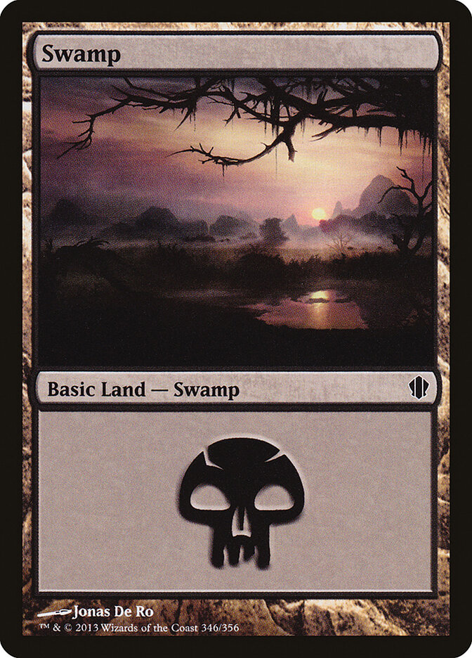 Swamp, Commander 2013 · 346/356