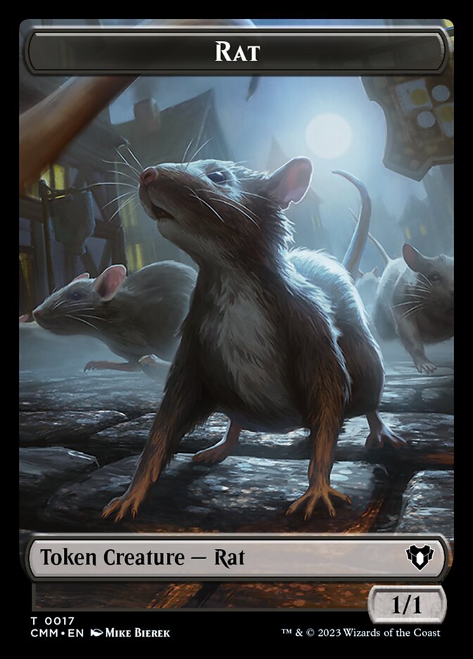 Rat, Commander Masters Tokens · 0017