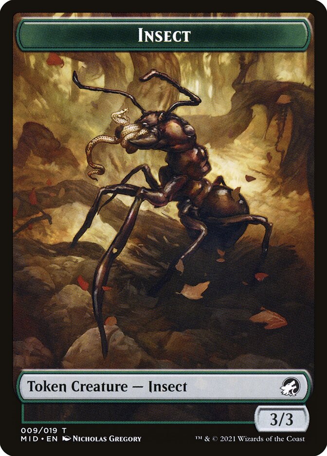 Insect, Innistrad: Midnight Hunt Tokens · 009