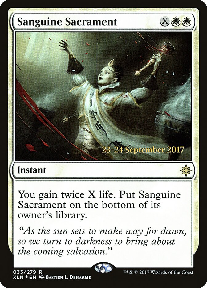 Sanguine Sacrament, Ixalan Promos · 033/279