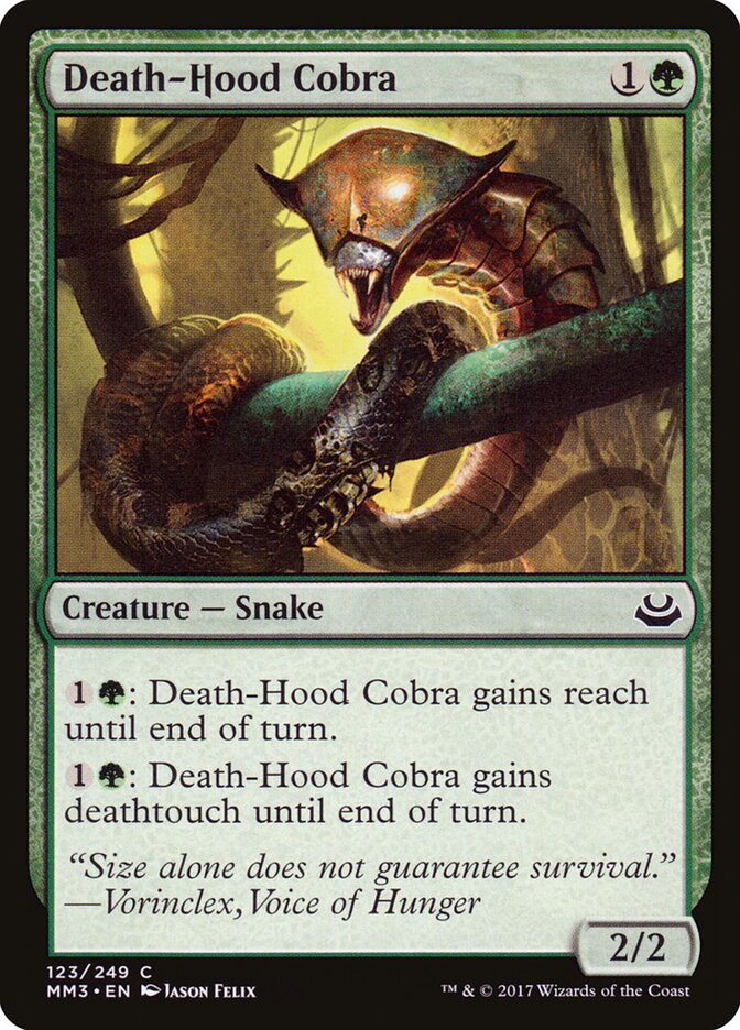 Death-Hood Cobra, Modern Masters 2017 · 123/249
