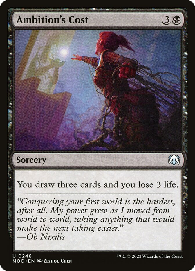 Ambition's Cost, March of the Machine Commander · 0246