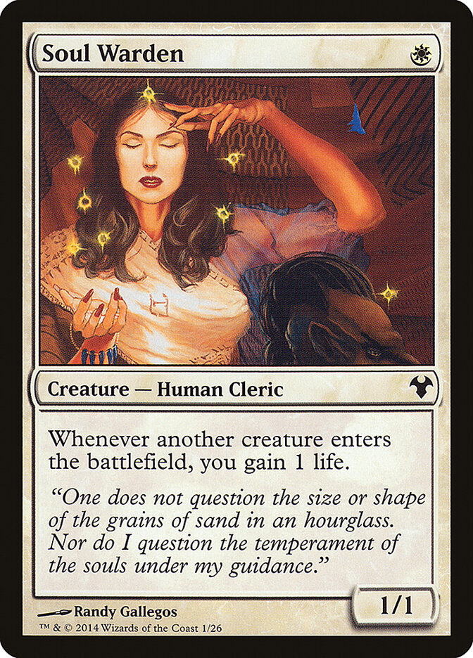 Soul Warden, Modern Event Deck 2014 · 1/26