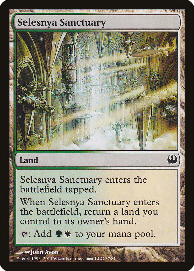 Selesnya Sanctuary, Duel Decks: Knights vs. Dragons · 37/81