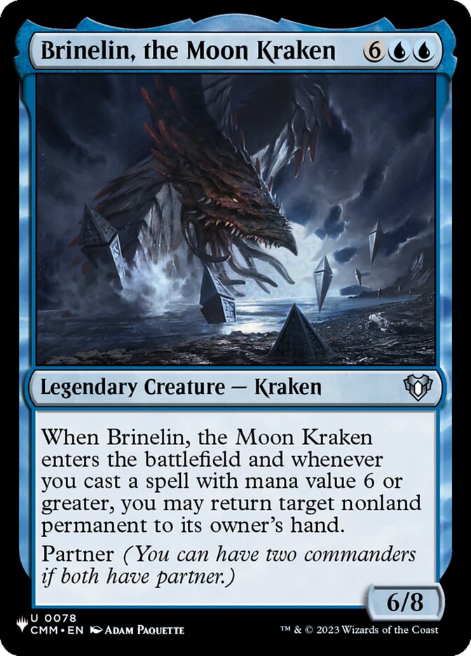 Brinelin, the Moon Kraken, The List · cmm-78