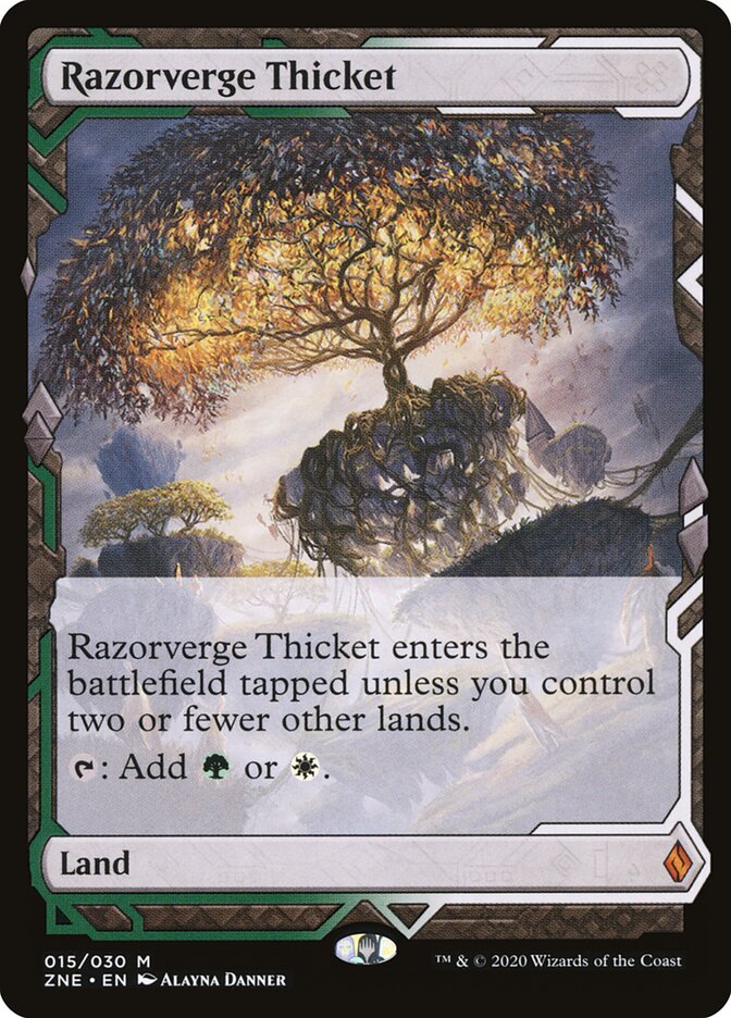 Razorverge Thicket, Zendikar Rising Expeditions · 015/030