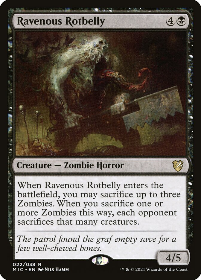 Ravenous Rotbelly, Midnight Hunt Commander · 022/038