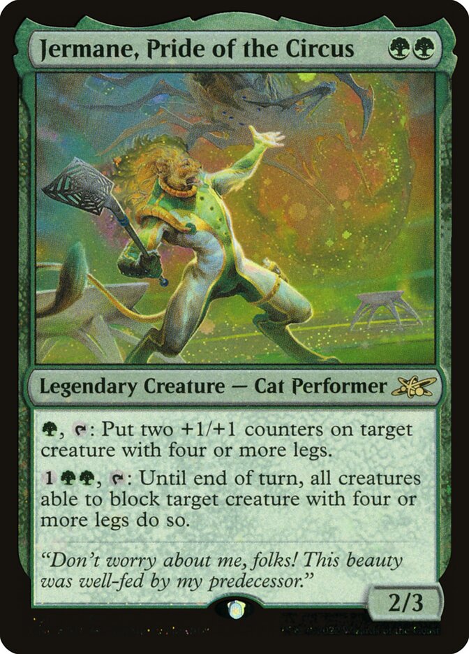 Jermane, Pride of the Circus, Unfinity · 430