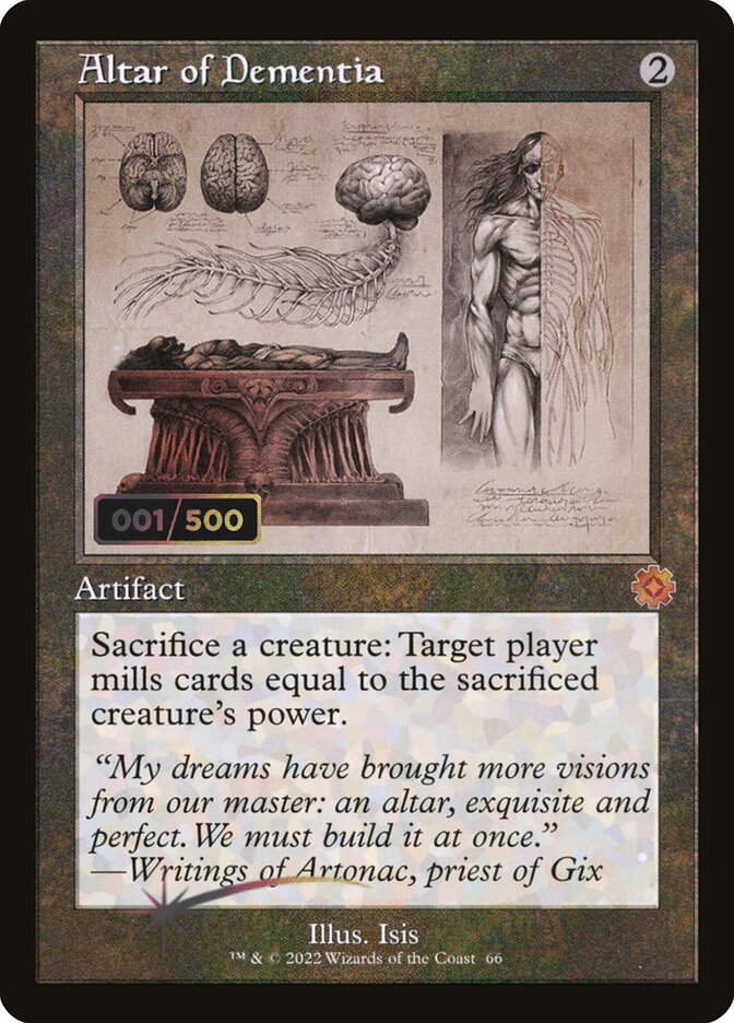 Altar of Dementia, The Brothers' War Retro Artifacts · 66z