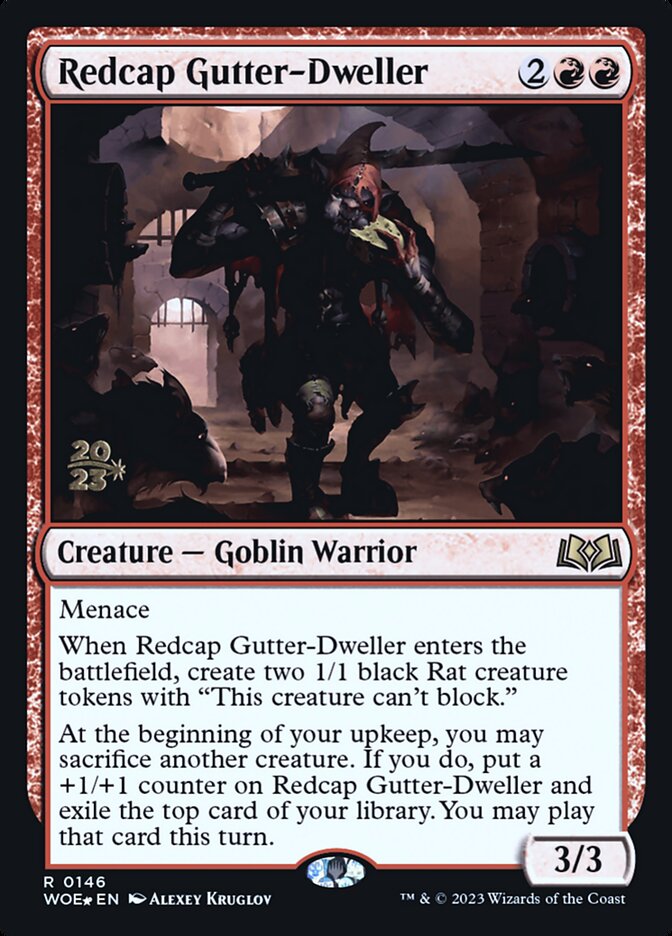 Redcap Gutter-Dweller, Wilds of Eldraine Promos · 0146