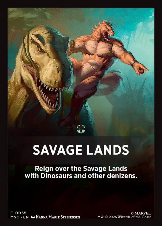 Savage Lands, Marvel Super Heroes Jumpstart Front Cards · 0055
