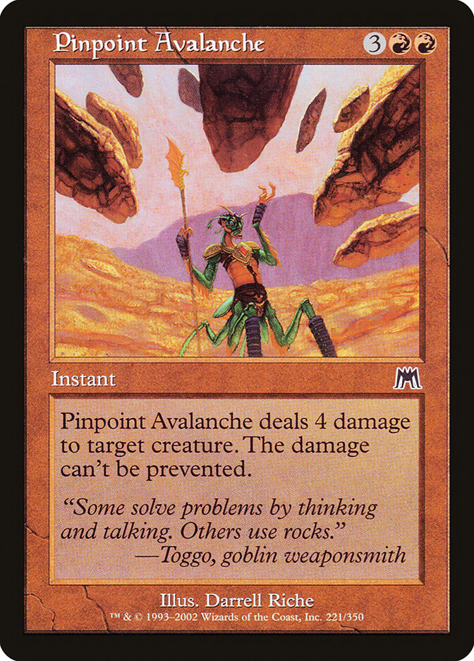 Pinpoint Avalanche, Onslaught · 221/350