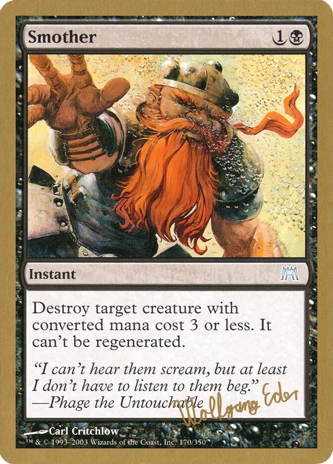 Smother, World Championship Decks 2003 · we170
