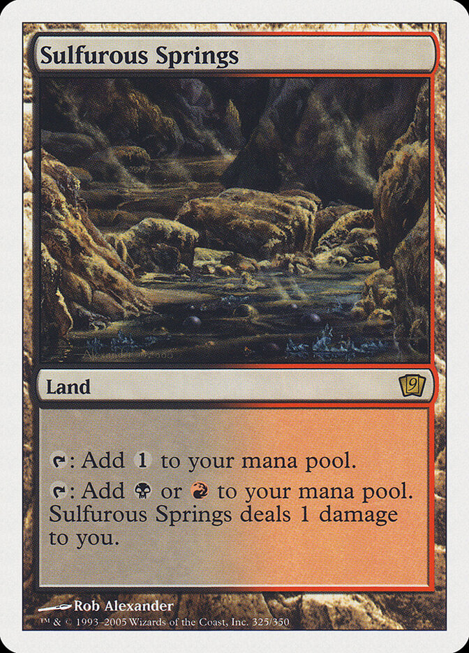 Sulfurous Springs, Ninth Edition · 325/350