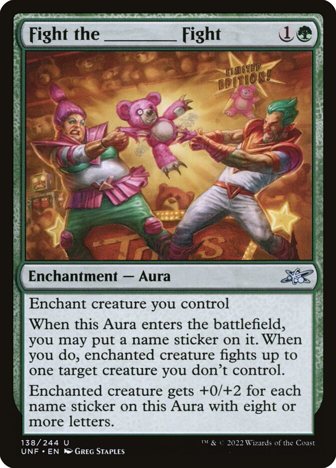 Fight the _____ Fight, Unfinity · 138/244