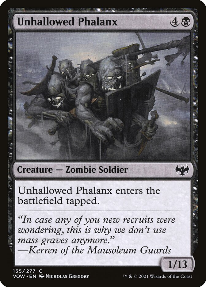 Unhallowed Phalanx, Innistrad: Crimson Vow · 135/277