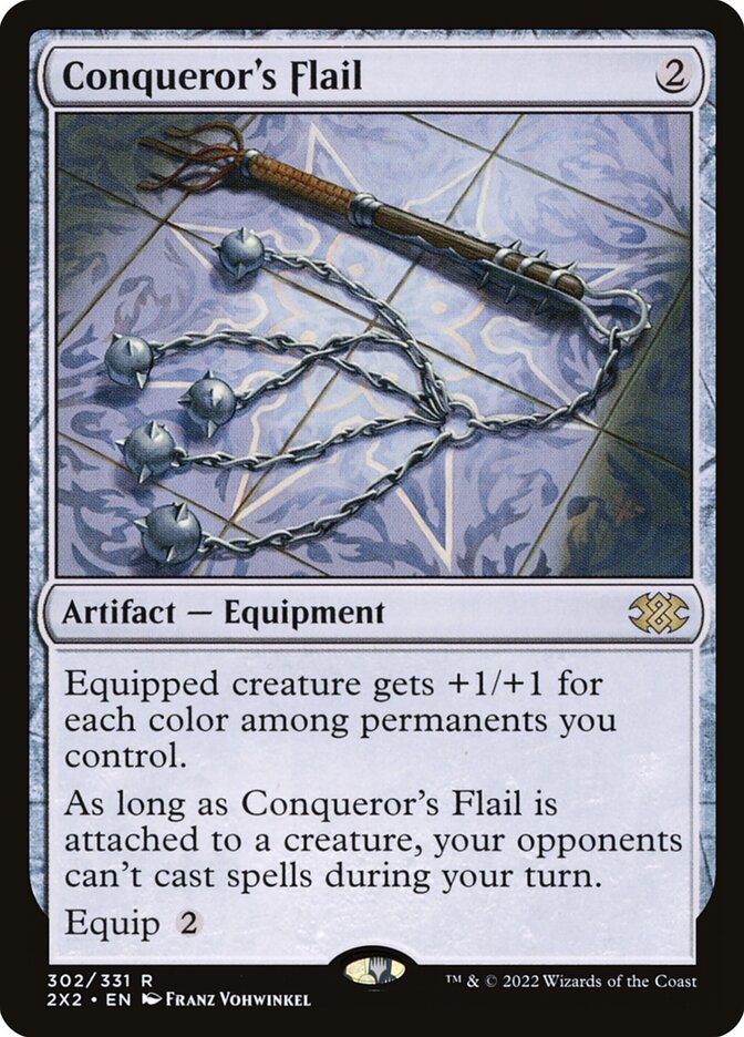Conqueror's Flail, Double Masters 2022 · 302/331