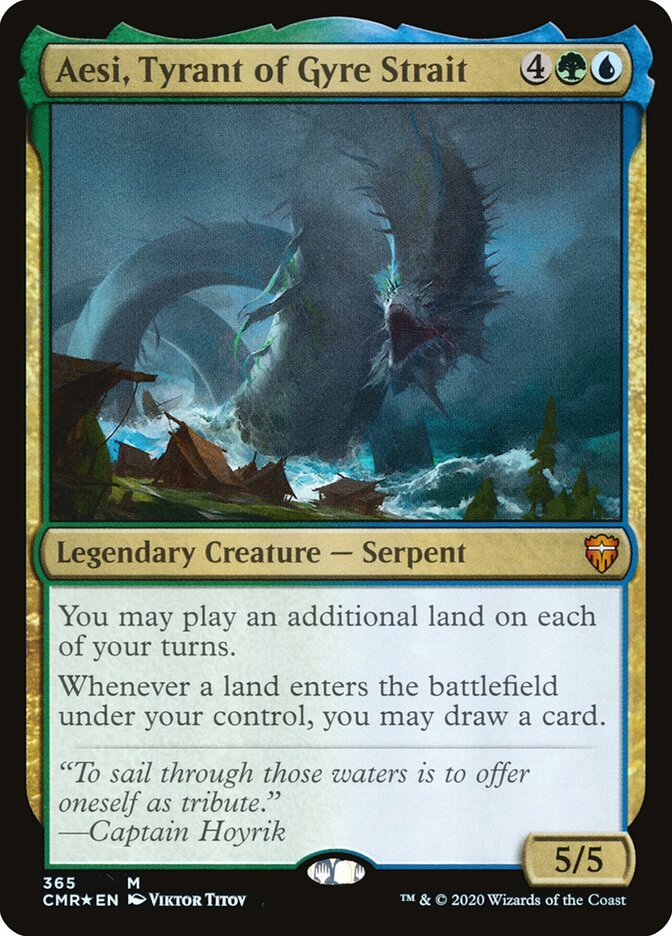 Aesi, Tyrant of Gyre Strait, Commander Legends · 365