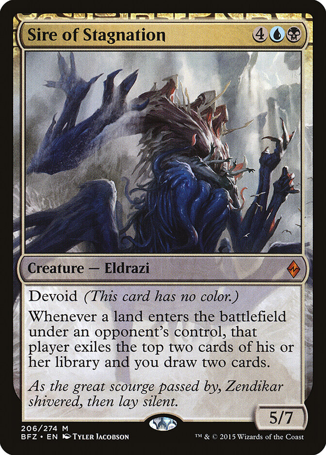 Sire of Stagnation, Battle for Zendikar · 206/274