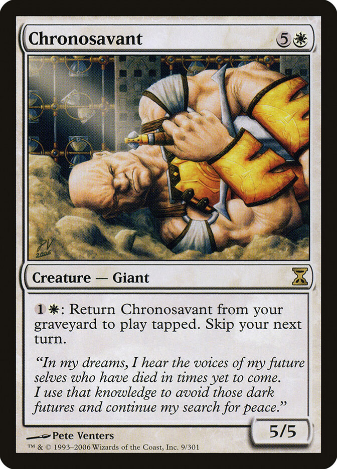 Chronosavant, Time Spiral · 9/301