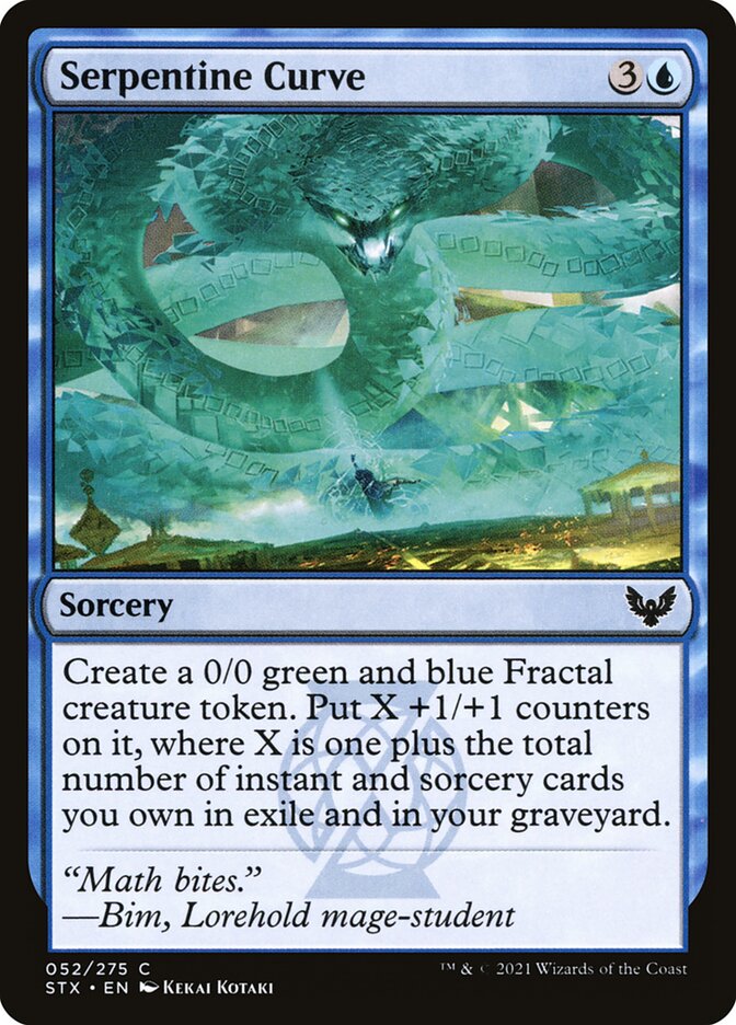Serpentine Curve, Strixhaven: School of Mages · 052/275